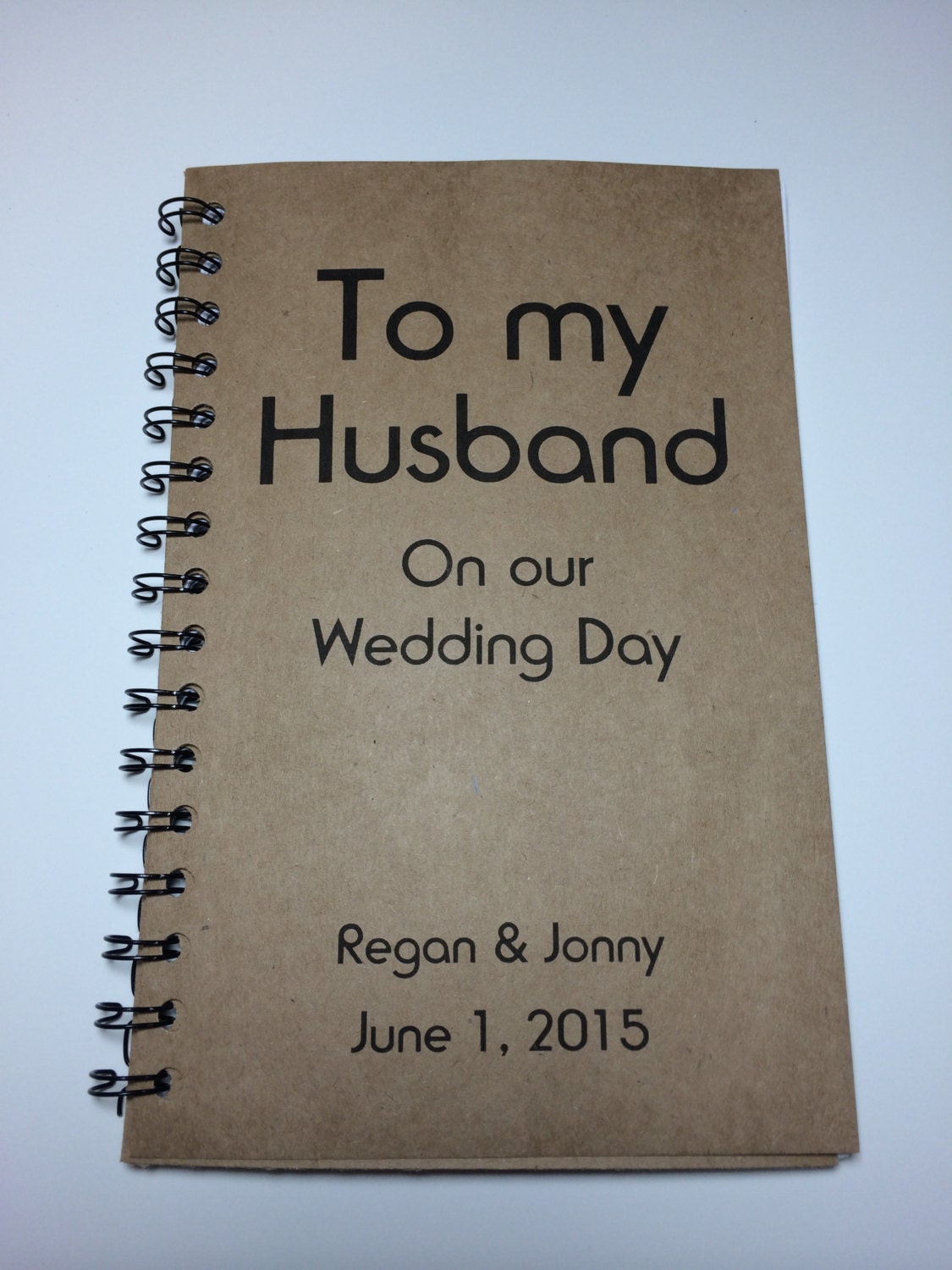 To my Husband on our Wedding Day Journal Notebook