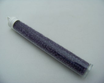 Toho 11/0 Transparent-Frosted Sugar Plum seed beads 19 F/285