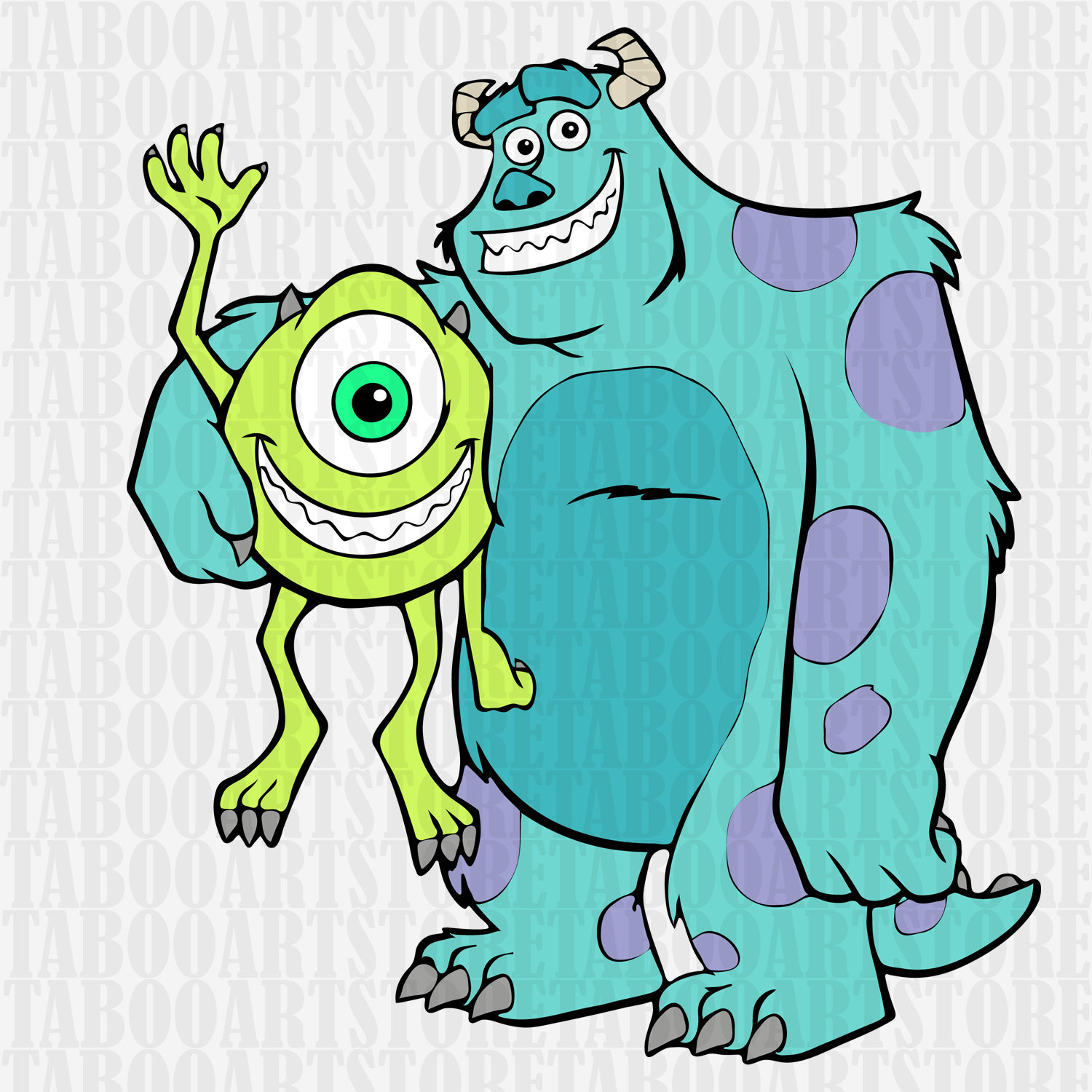 Monsters inc svg, monsters inc Stencil, Monsters inc clipart, Monsters