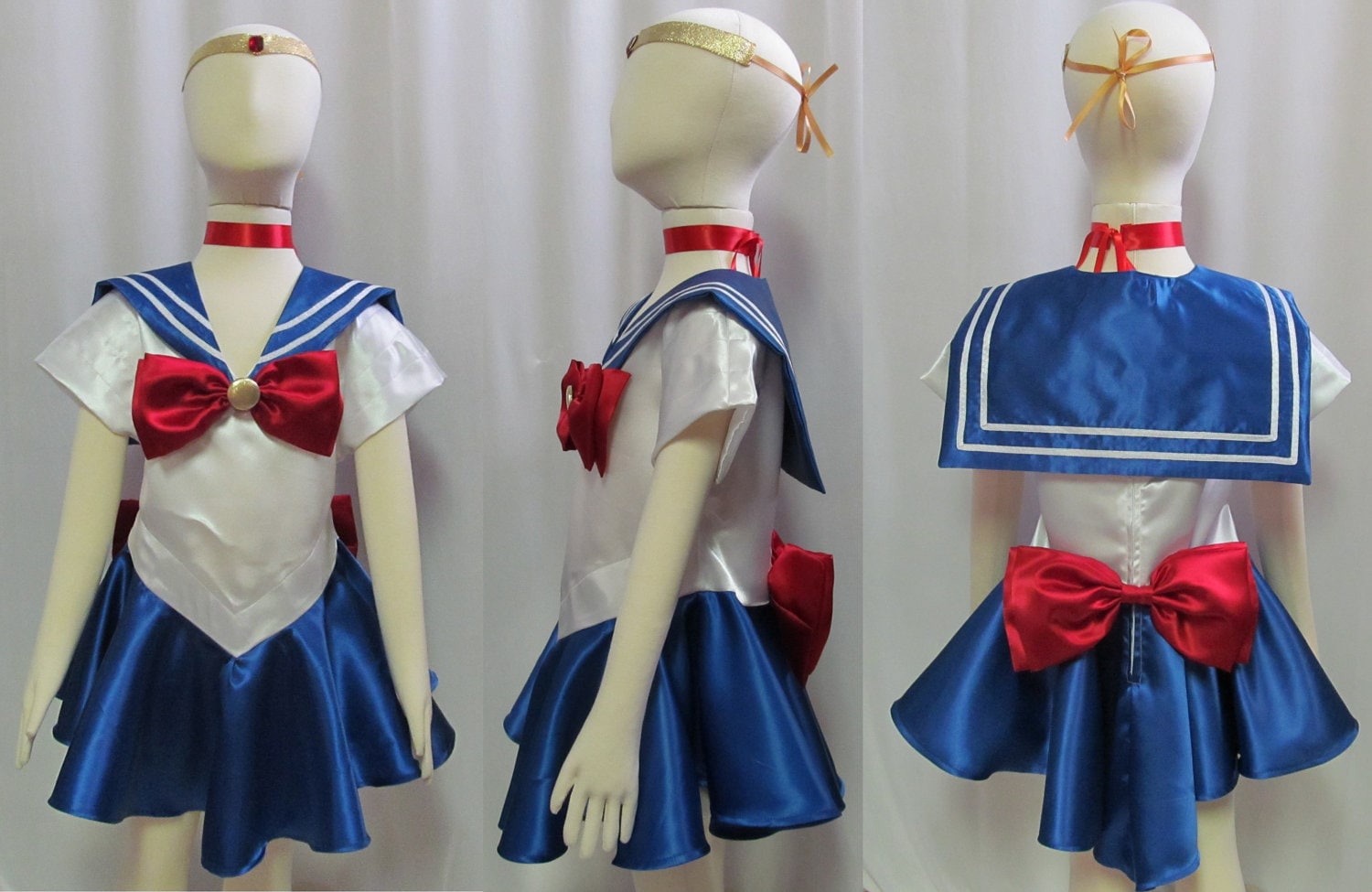 Child's Sailor Moon Costume Cosplay Costume Size Girls 18