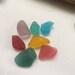 Small colourful sea glass mix