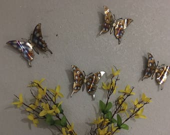 Butterfly metal art | Etsy