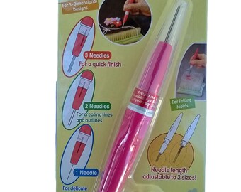 Clover Needle Felting Pen / Handle for 3 Needles