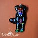 Sugar Skull Border Collie Halloween Pendant Dog Art Jewelry