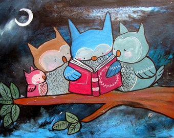 kids wall art print 8x10 nursery decor woodland mouse sailboat