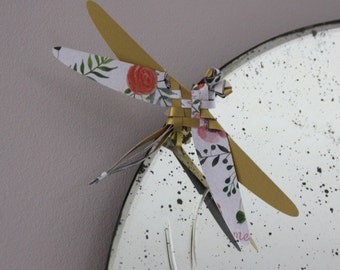 Dragonflies origami - paper
