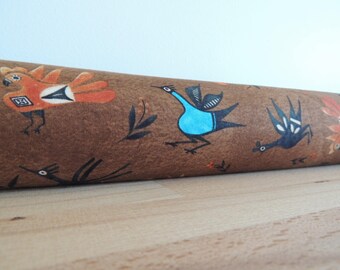 Primitive bird draft Stopper. Light blocker. Door or window snake. Draught excluder. House and home accessory. window draft stop.