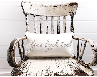 Fire Fighter Lumbar Pillow