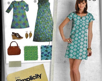 Simplicity 1878 LISETTE Diplomat Dress Sewing Pattern UNCUT Size 6, 8, 10, 12, 14