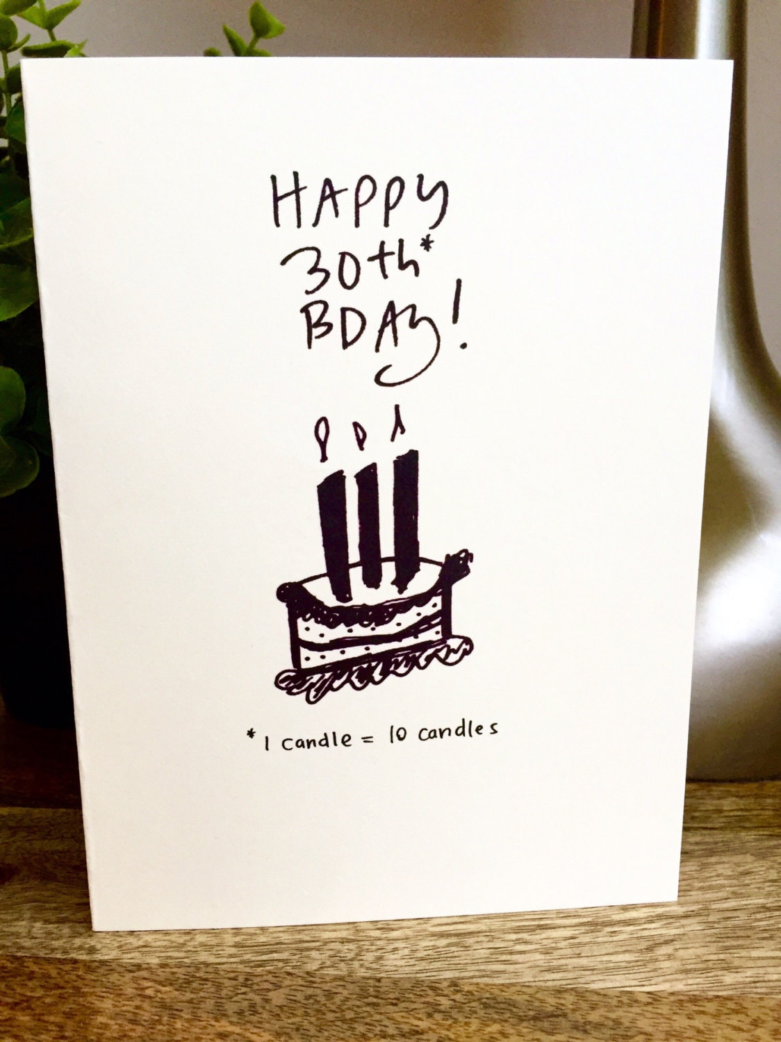 30th birthday for him card funny 30th birthday card 30th birthday