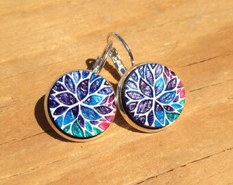 Blue Da Bu Dee Da Bu Da: french lever earrings