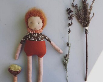 custom made waldorf inspired doll