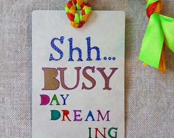 Busy door sign | Etsy