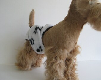 POOCHIE PANTZ paw print female dog diaper, custom made, all sizes