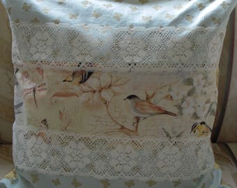 Birds and Butterflies Pillow
