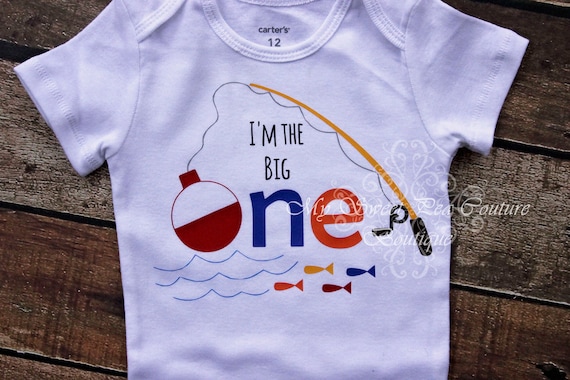 Download I'm the Big One First Birthday Outfit Fishing 1st