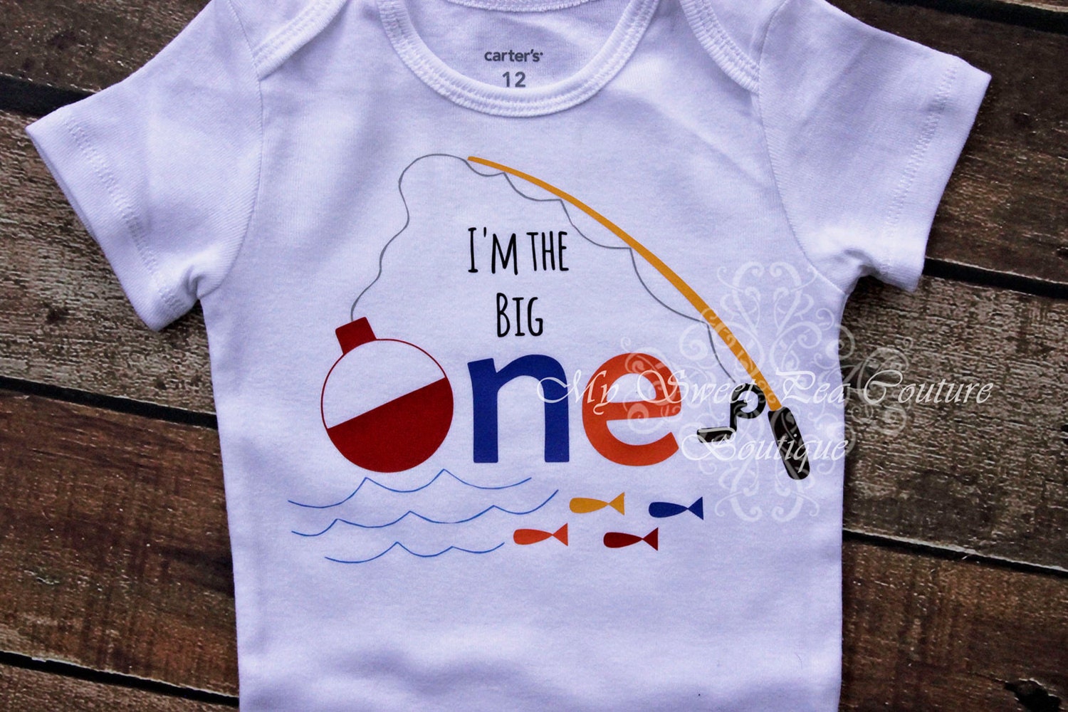 Download I'm the Big One First Birthday Outfit Fishing 1st