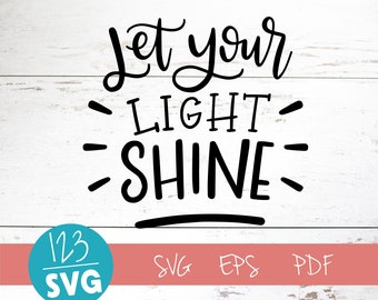 Download Let your light shine | Etsy