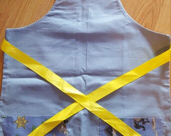Childrens Apron Handmade Reversible - Perfect Gift