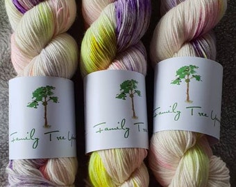 You had a Perm!! / 75/25 Merino Nylon / 4 ply hand dyed yarn