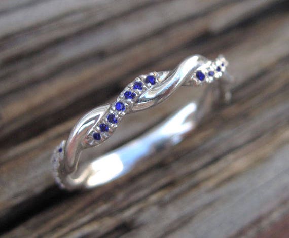 sapphire wedding band sapphire infinity knot ring infinity sapphire wedding band infinity wedding ring braided sapphire wedding band - Sapphire Wedding Ring sapphire wedding band sapphire infinity knot ring infinity sapphire wedding band infinity wedding ring braided sapphire wedding band - Sapphire Wedding Ring
