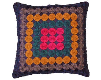 Colorful Small Pieces Cushion Cover