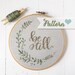 Be Still digital hand-embroidery pattern