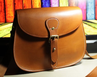 PDF pattern saddle bag leather