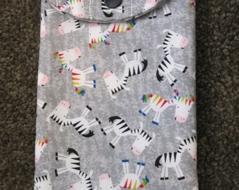 Zebra Pencil Case, Large Sunglass Case, Large Phone Case.