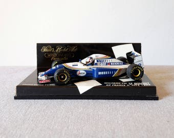 Williams FW 16 Renault, Minichamps Matchbox Car, Williams Renault Miniature, Scale 1:43 Die Cast Car, Model Car, Pauls Model Art, Mansell