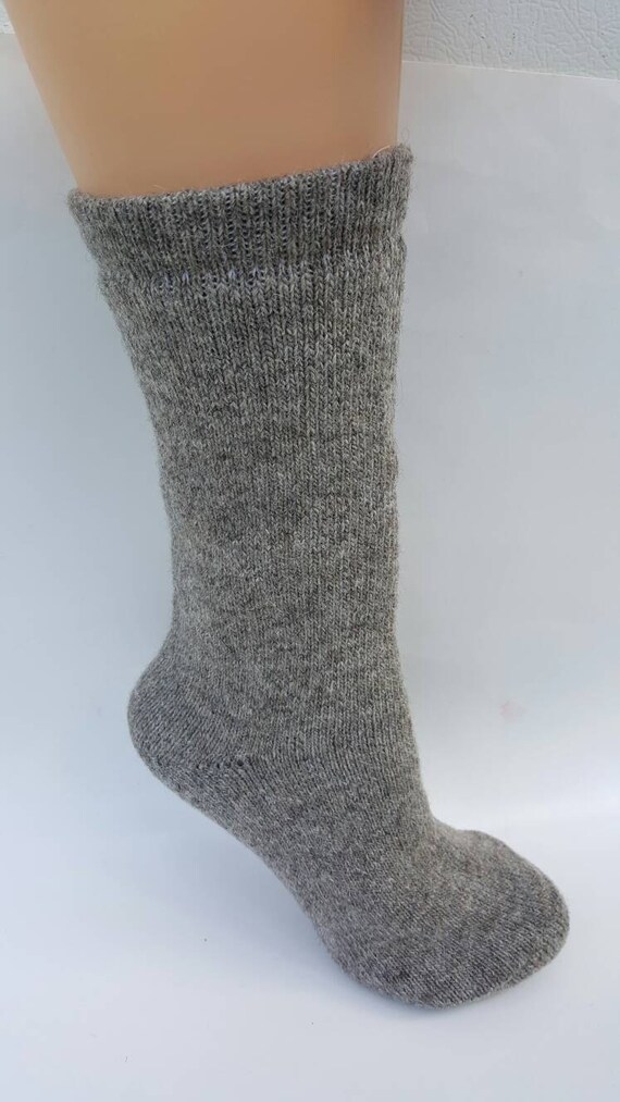 Alpaca Socks Alpaca Wool Socks Heavy Weight Crew Sock