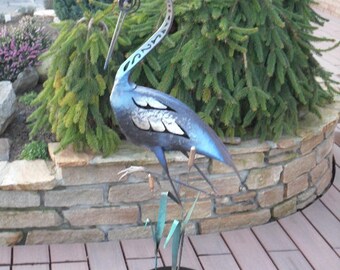 the Heron sculpture decoration