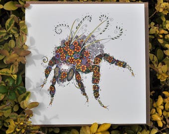 Bombus (Bumble Bee) Greeting card 6 x 6''