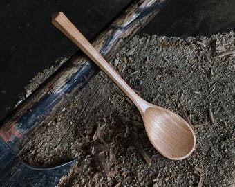 Eating spoon, table spoon, wooden spoon, serving spoon, hand carved wooden spoon