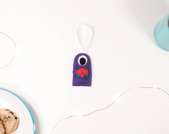 Cyclops Monster Christmas Ornament