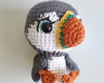 Amigurumi Puffin, Oona from puffin rock