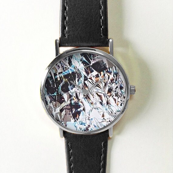 Recycle Your Foil Watch Vintage Style Leather Watch Women