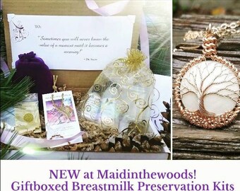 NEW ITEM! Breastmilk Preservation Kit For Keepsake Moons Perfect for Maidinthewoods Wire-wrapping or other DIY Breastmilk Jewelry Creations