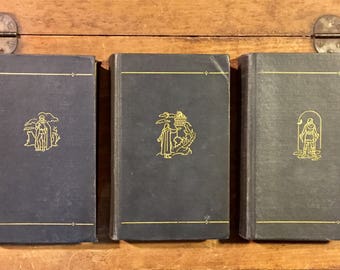 Selected Plays of Shakespeare Book Set / 1936 - 1937 / Volumes I, II, III / Rare Vintage Books