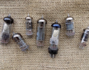 Soviet Vacuum Tube Set of 7/ Steampunk Vacuum Tube/ Steampunk Supplies/Steampunk/Cyberpunk/ Accessories