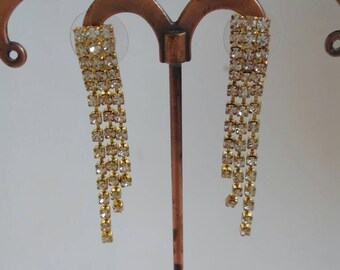 Antique earrings with cubic zirconia