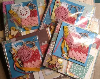 Paper Pack hand painted junk journal scrapbook