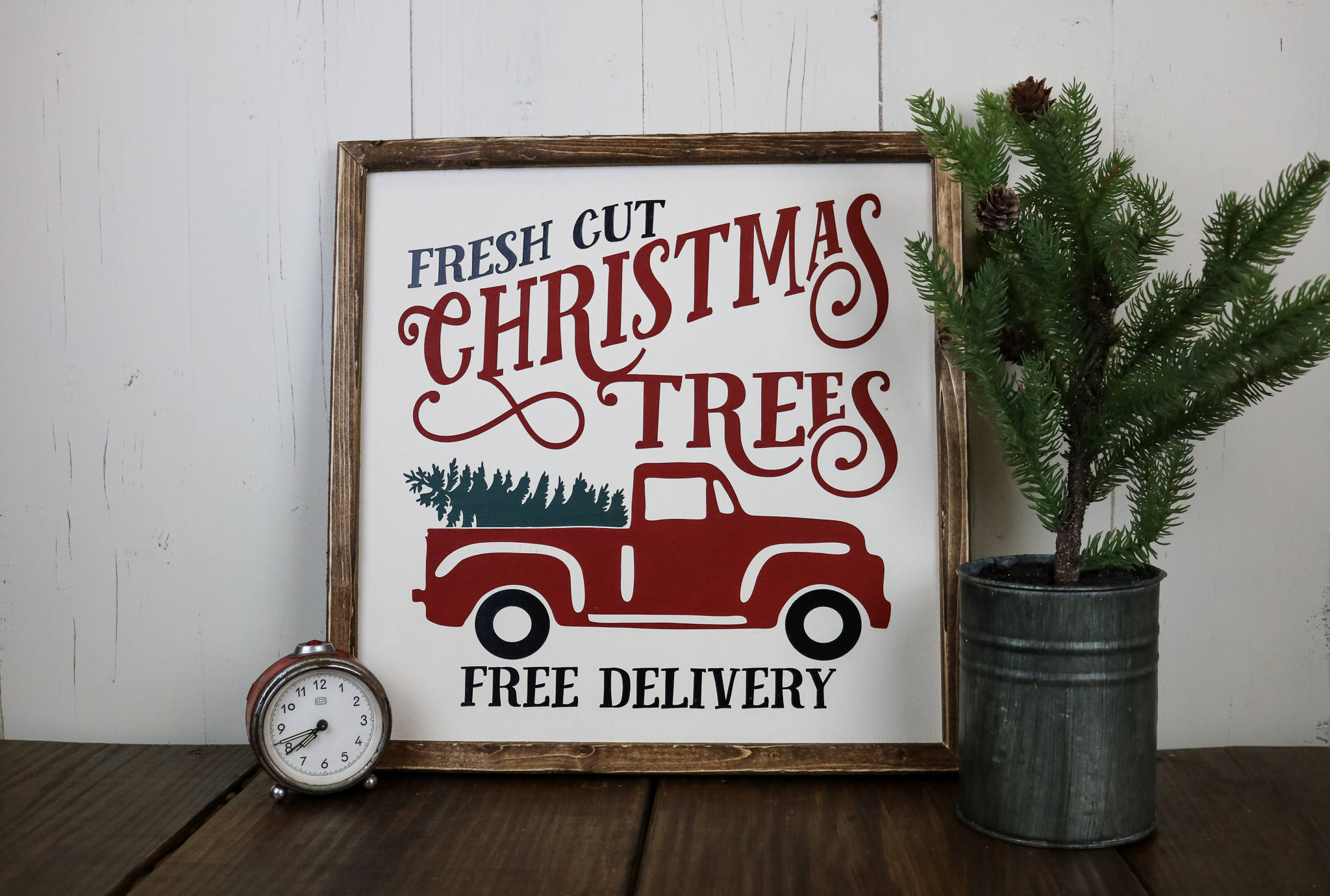 Fresh Cut Christmas Tree Sign Fresh Cut Trees Sign Christmas