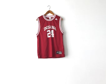 Indiana Hoosiers Basketball Jersey - Small-Medium / Indiana Jersey / Indiana Hoosiers / Hoosiers / Basketball Jersey / Indiana Shirt / 90s