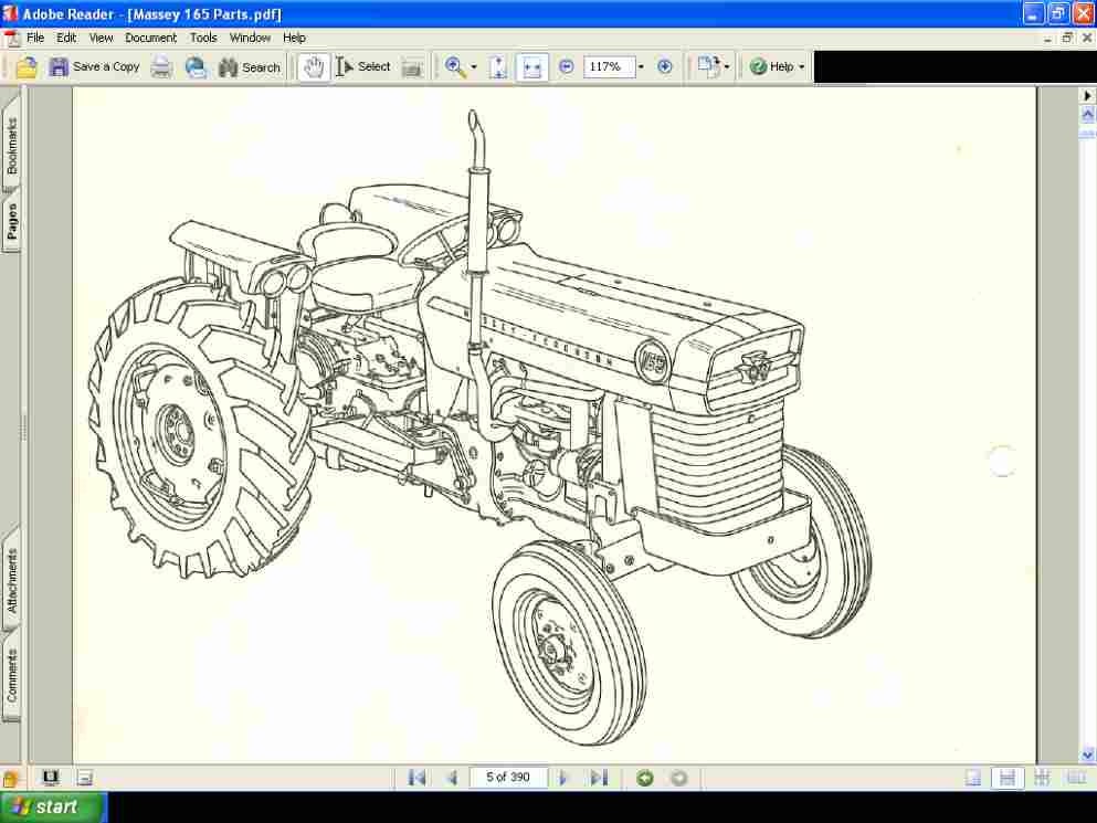 Pictures of 165 massey ferguson tractor