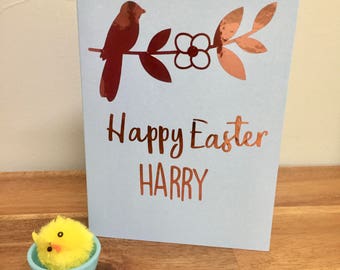 6 personalised easter gift bags party favour bags easter egg
