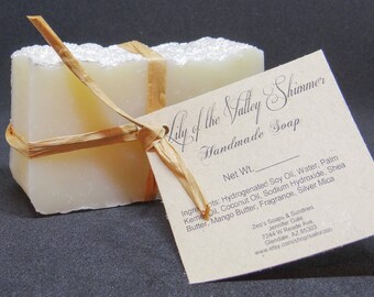 Lily of the Valley Shimmer Handmade Cold Process Soap
