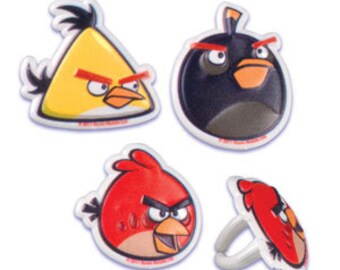 ANGRY BIRDS Cupcake Rings