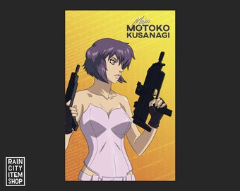 Ghost In The Shell - Major Motoko Kasanagi Original Print