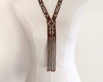 vintage necklace // vintage beaded necklace // southwestern necklace